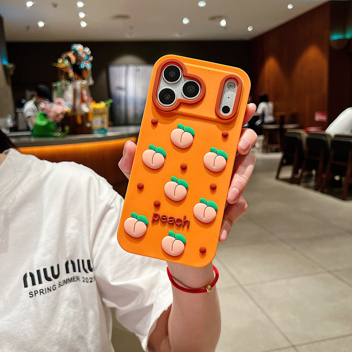 Juicy Peach Silicone Designer Phone Cover - Phone Case For iPhone 18 Pro Max