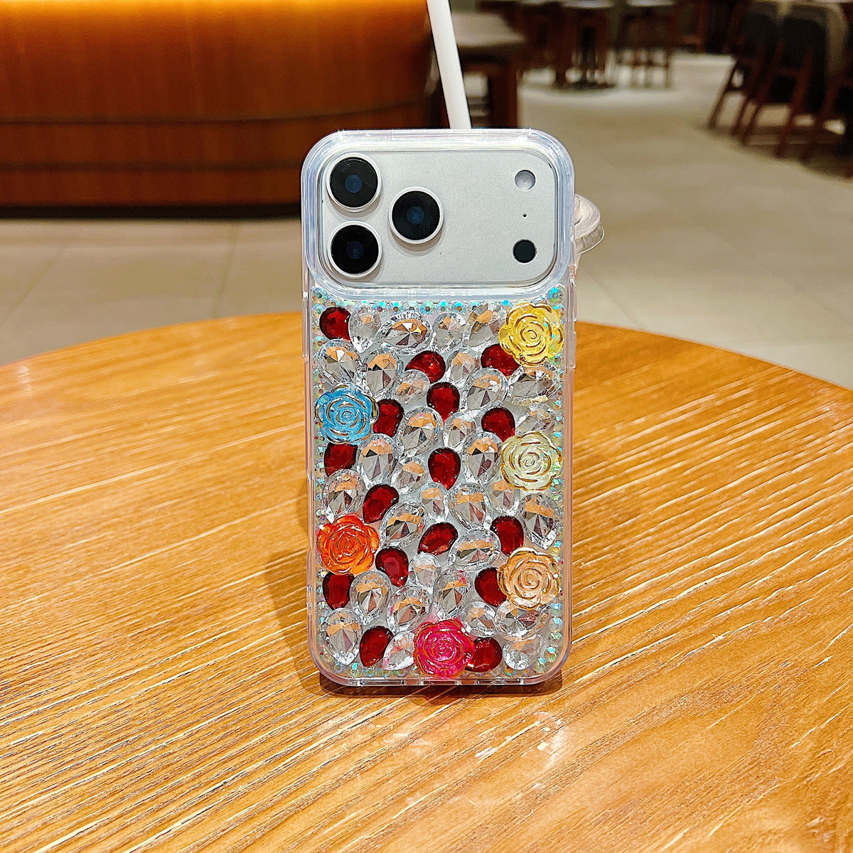 Rainbow Rose Crystal - Phone Case For iPhone 18 Pro Max