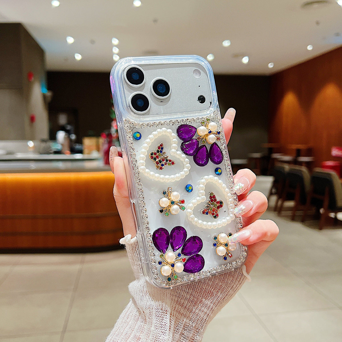 Royal Amethyst Flower - Phone Case For iPhone 18 Pro Max