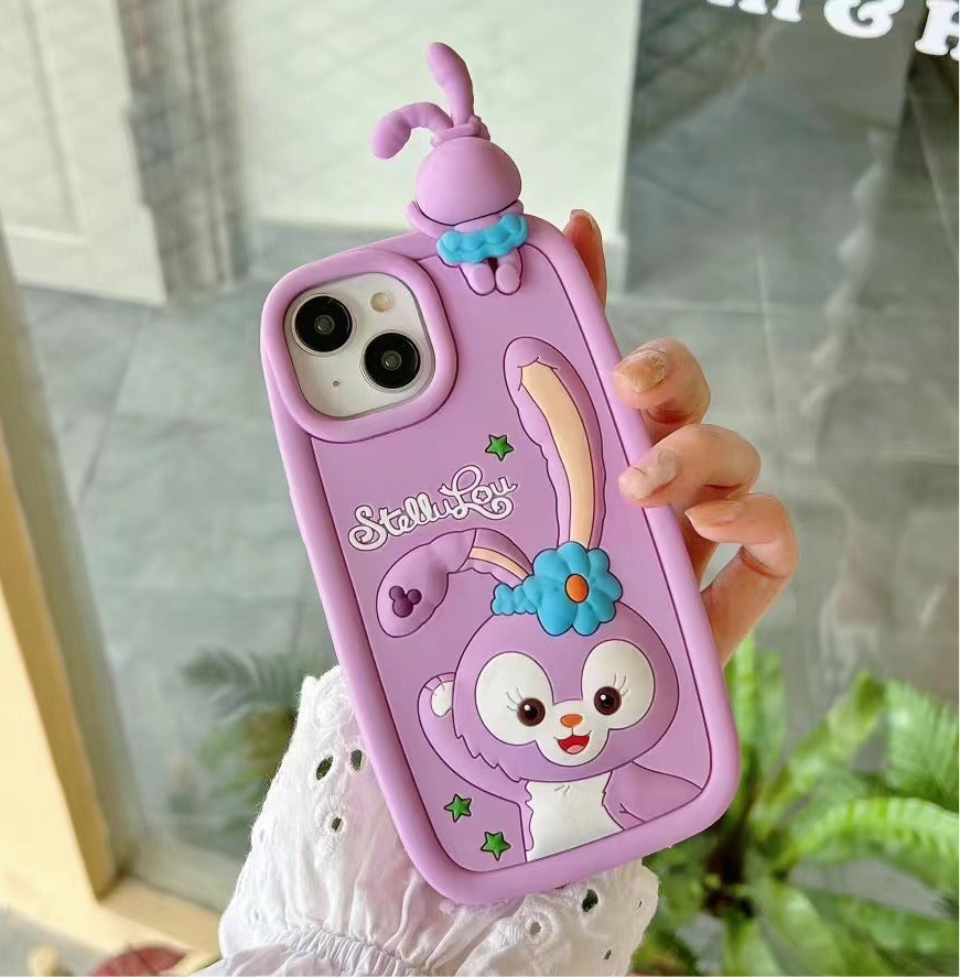 Purple Rabbit Silicon Phone Case