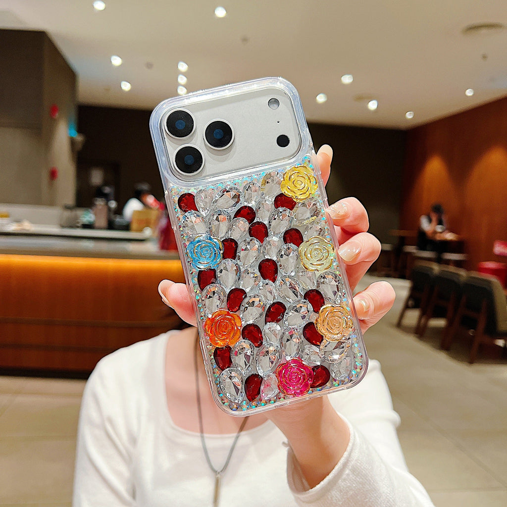 Rainbow Rose Crystal - Phone Case For iPhone 18 Pro