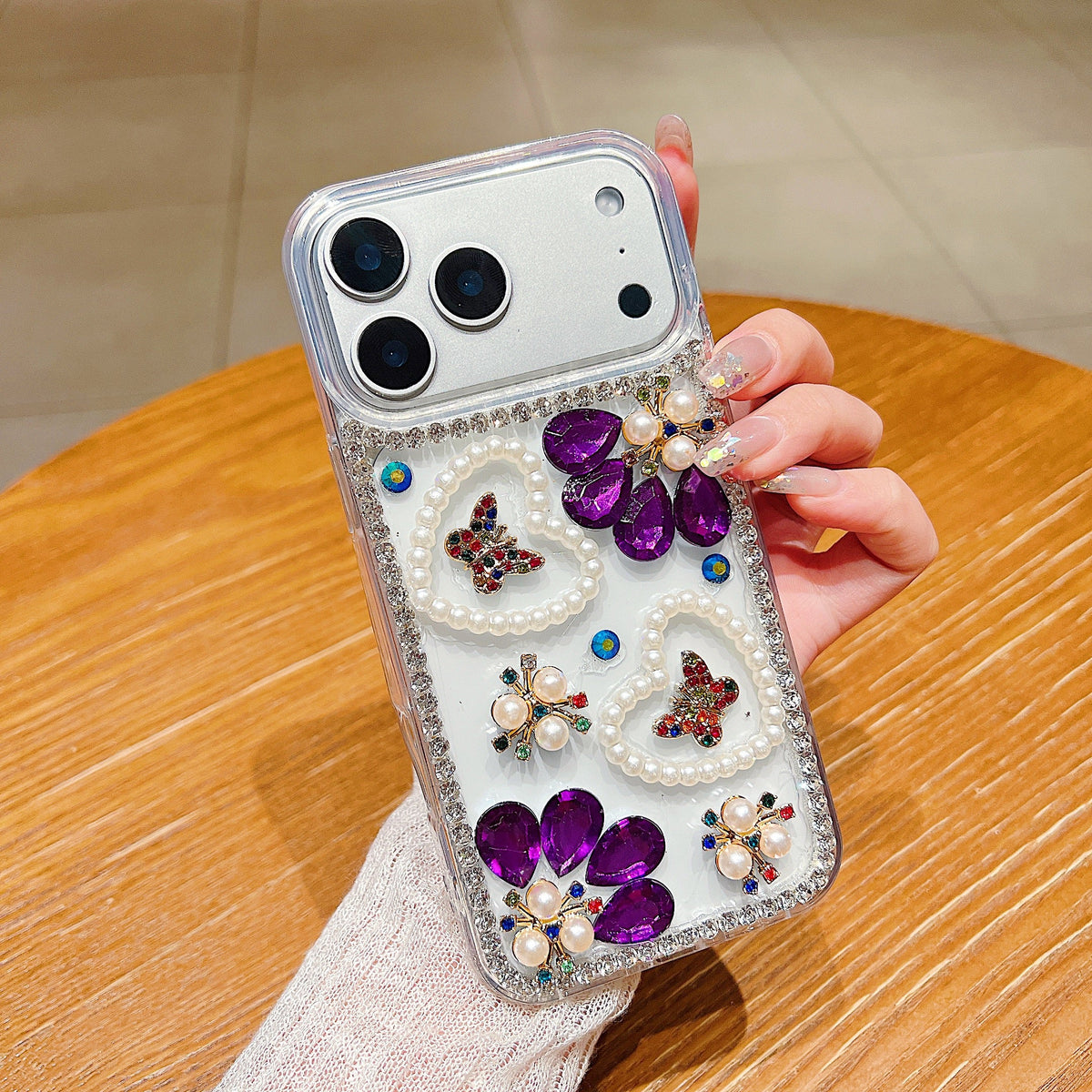 Royal Amethyst Flower - Phone Case For iPhone 18 Pro