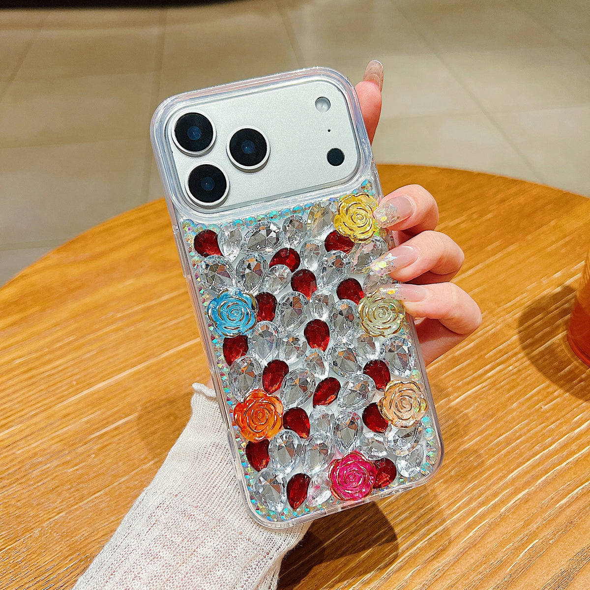 Rainbow Rose Crystal - Phone Case For iPhone 18 Pro