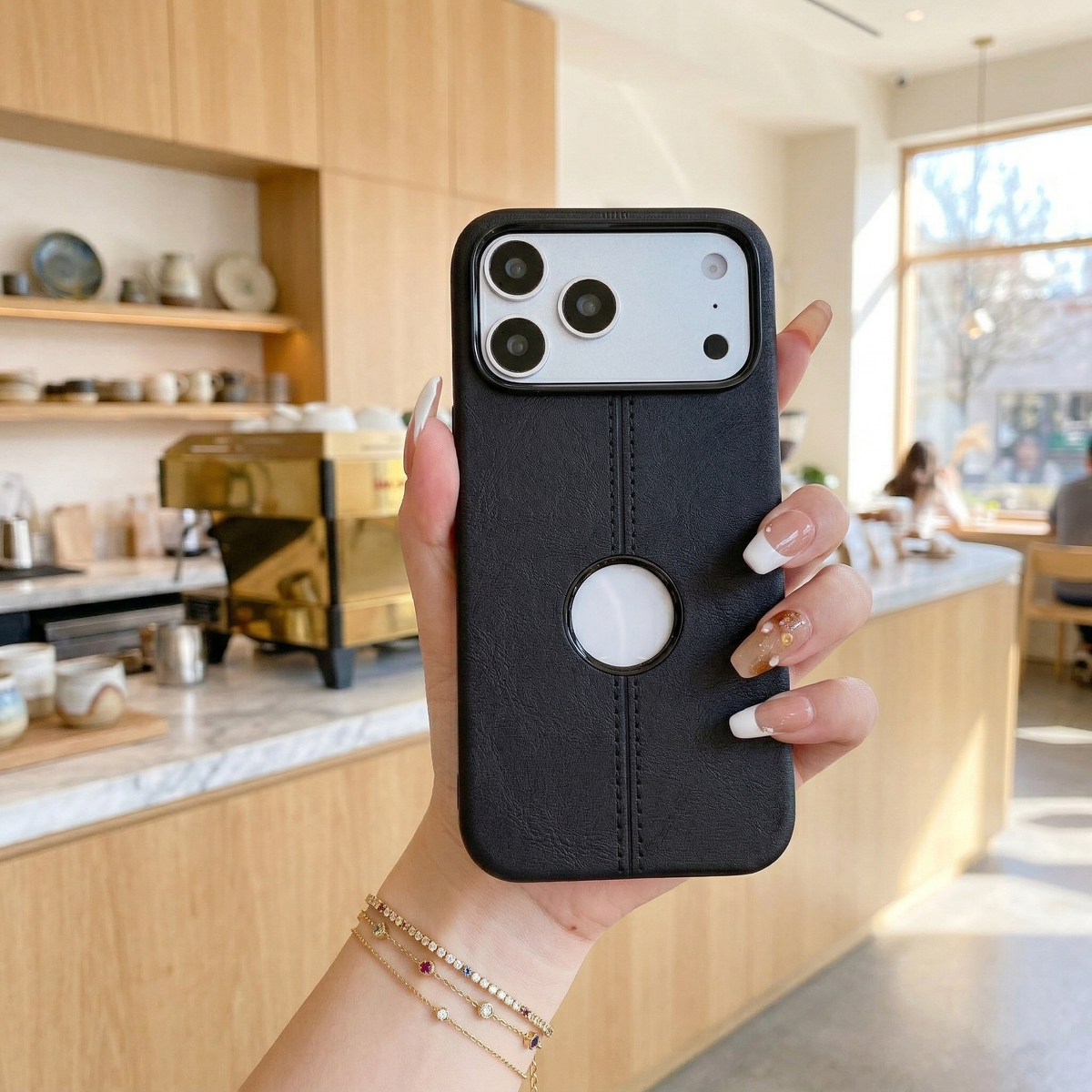 Classic Black Leatherette Case - Phone Case For iPhone 18 Pro Max