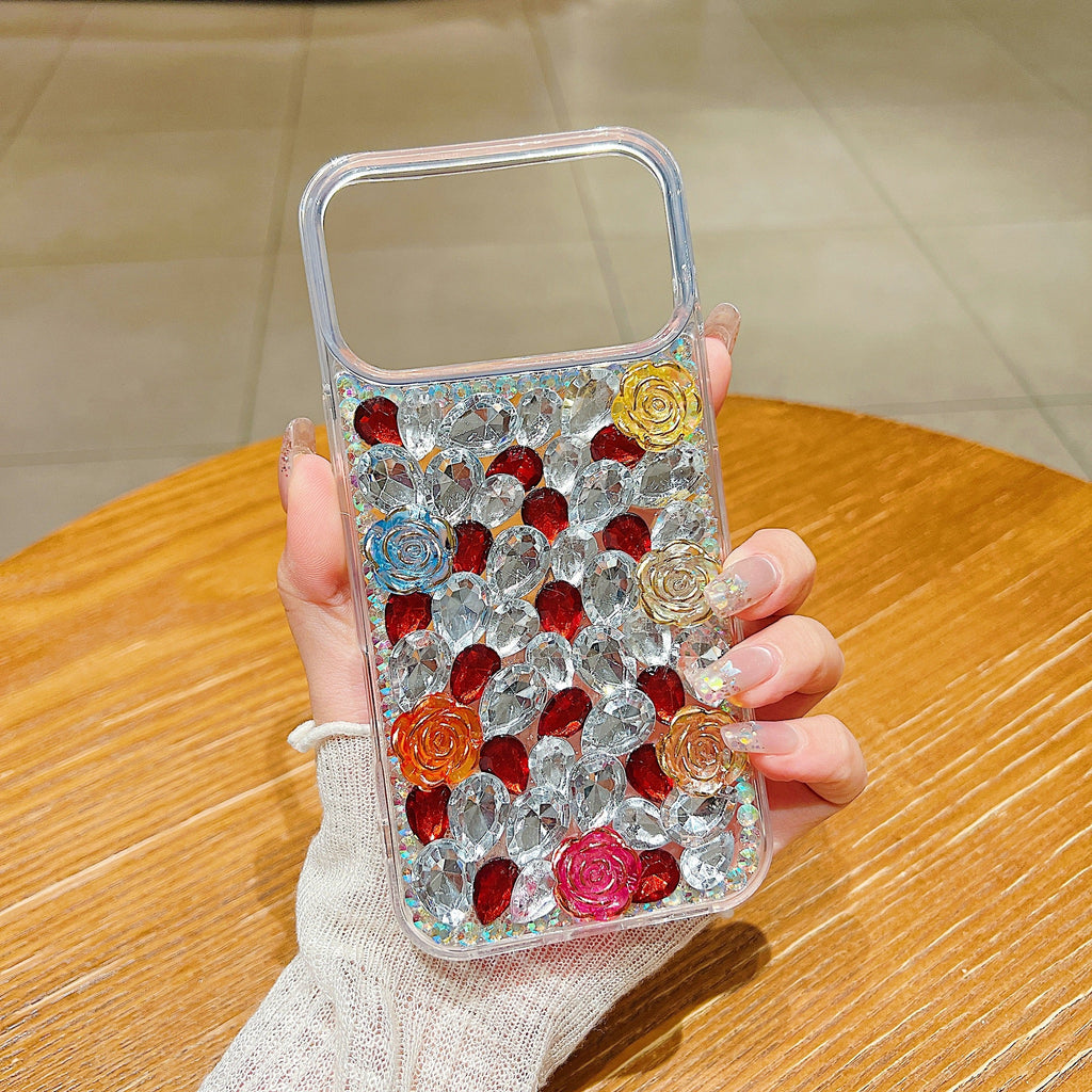 Rainbow Rose Crystal - Phone Case For iPhone 18 Pro