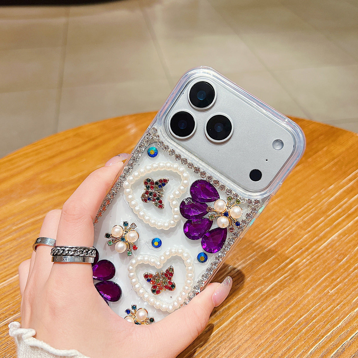 Royal Amethyst Flower - Phone Case For iPhone 18 Pro Max