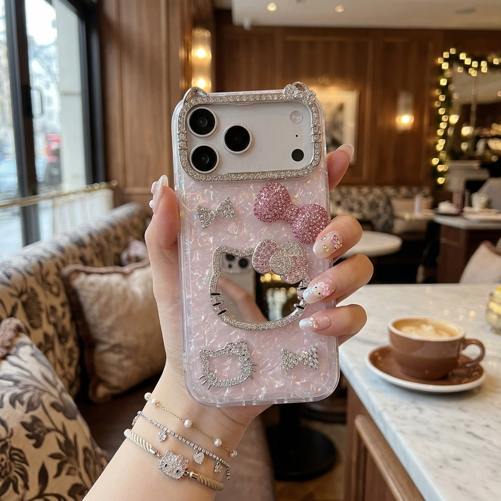 Dreamy Kitty Bow Series Case - Phone Case For iPhone 18 Pro Max