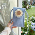 Stylish Flower Jute Sling Bag - Phone Case For iPhone 18 Pro Max
