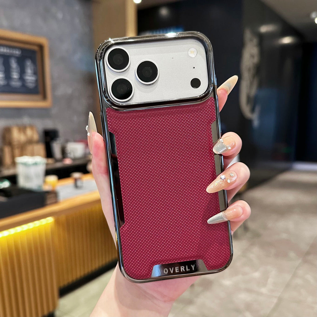 Burgundy Tactical Carbon Edition - iPhone Case