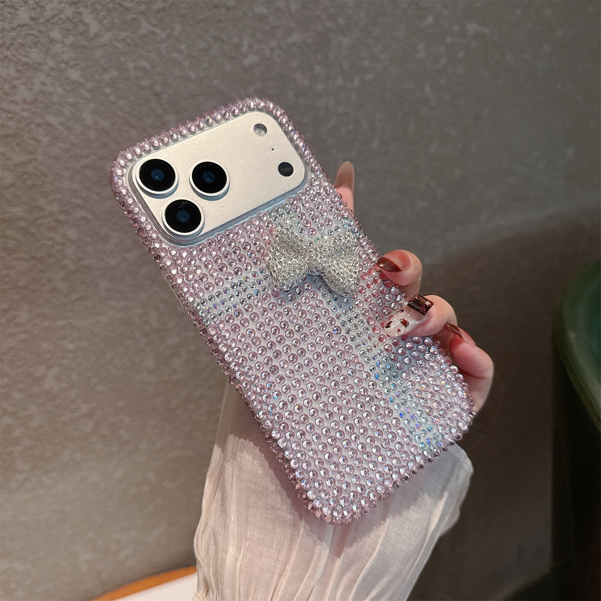 Glitz & Ribbon Elite Case - Pink - Phone Case For iPhone 18 Pro