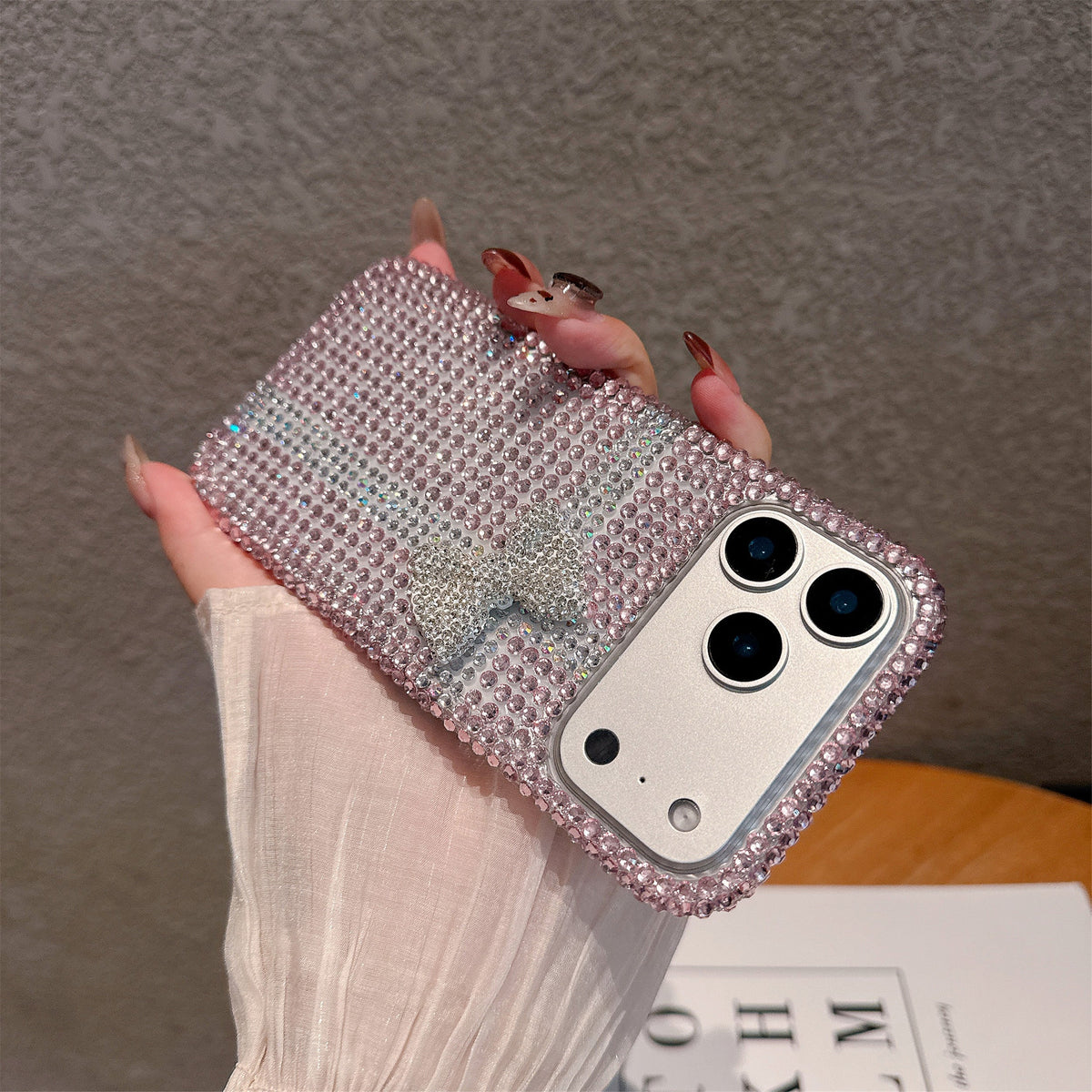 Glitz & Ribbon Elite Case - Pink - Phone Case For iPhone 18 Pro