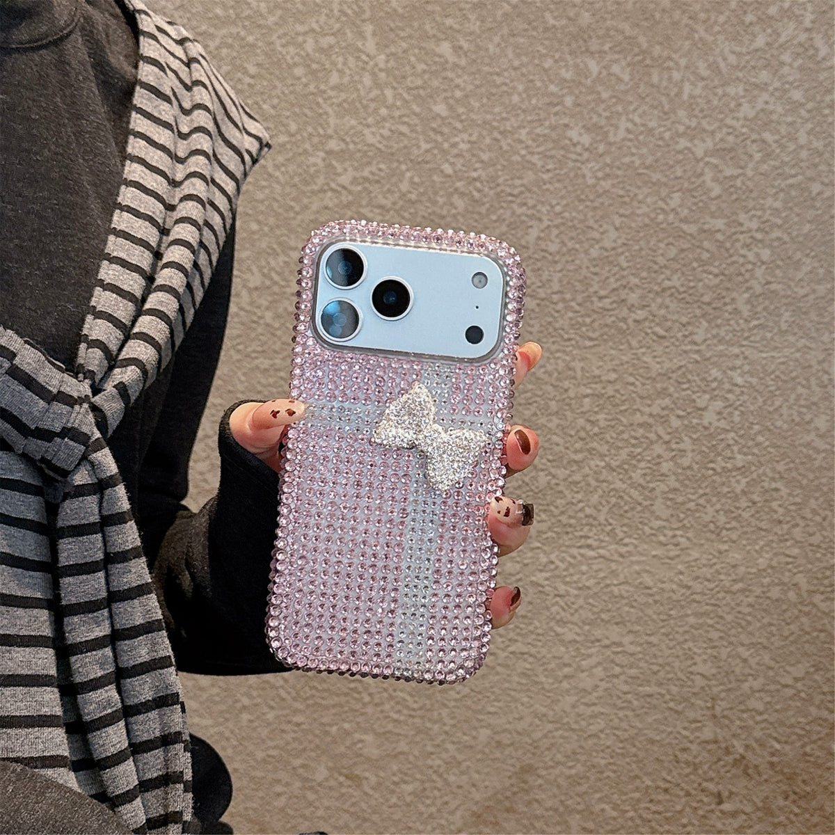 Glitz & Ribbon Elite Case - Pink - Phone Case For iPhone 18 Pro