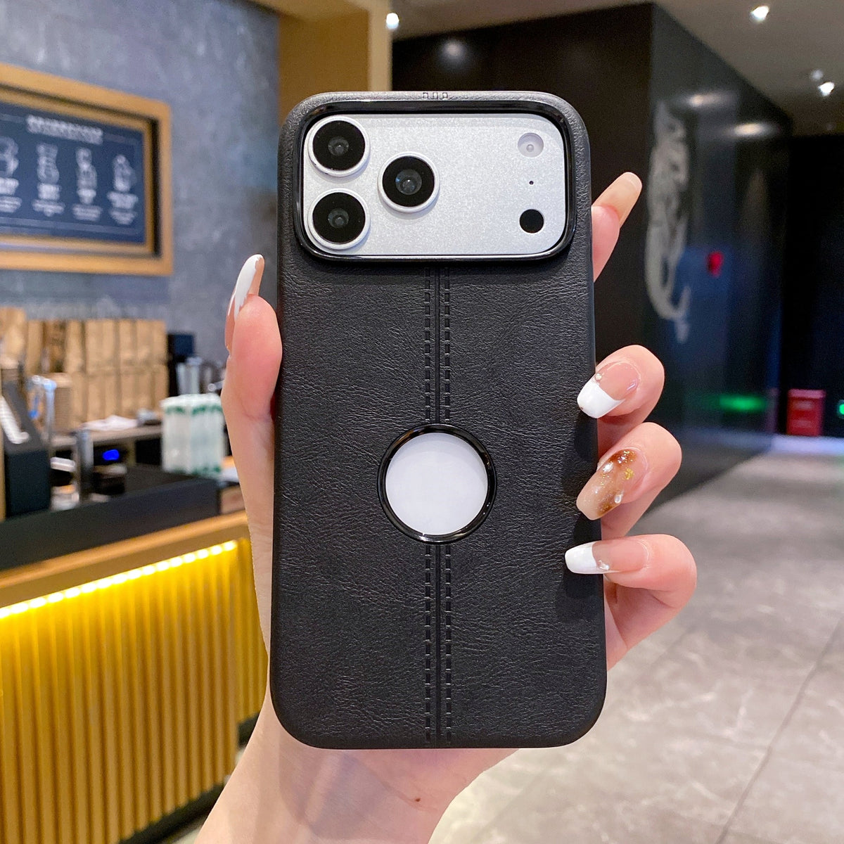 Classic Black Leatherette Case - Phone Case For iPhone 18 Pro