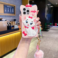 Disney Marie Cat With Fur Charm - Phone Case For iPhone 18 Pro Max