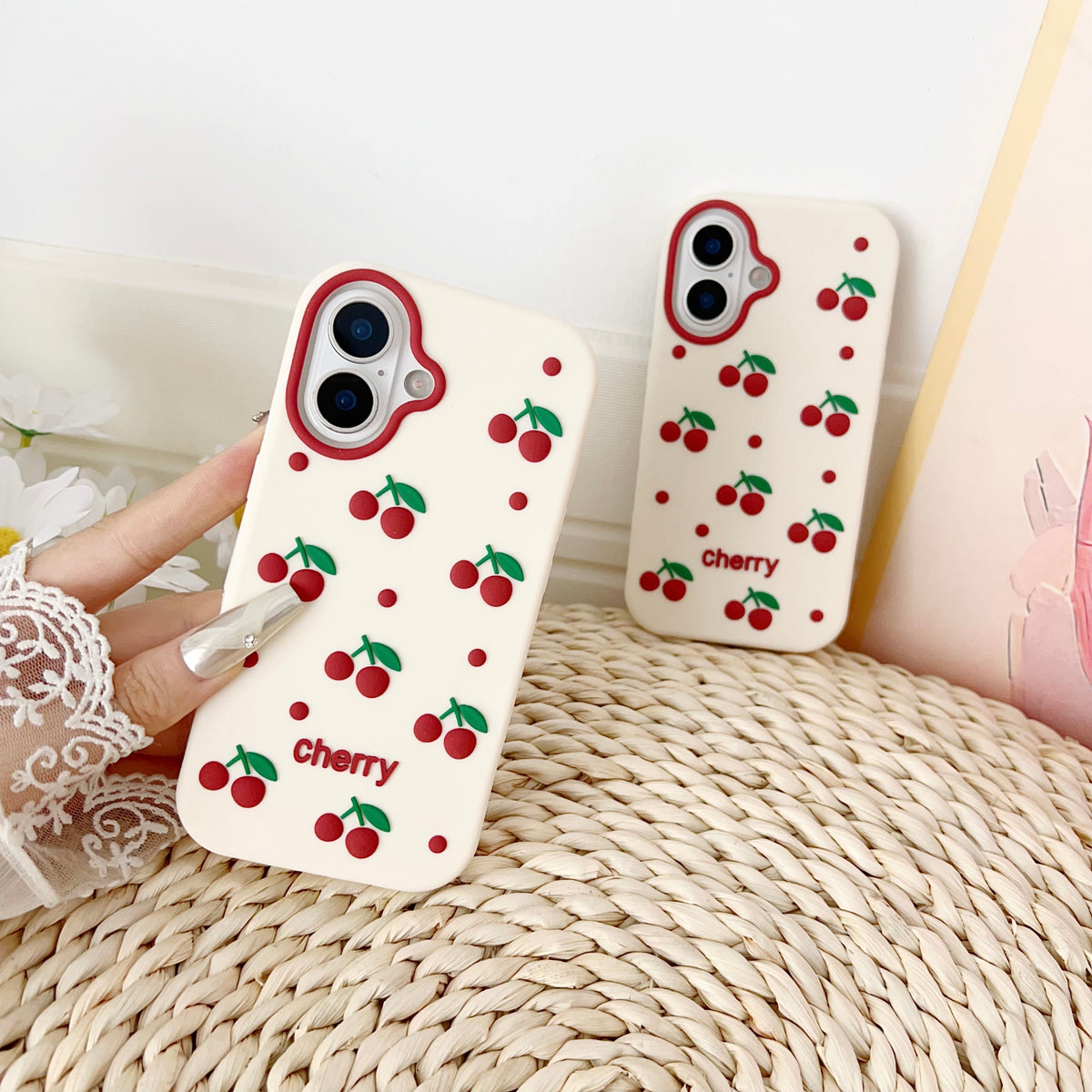 Cherry Bracket Soft - Phone Case For iPhone 18 Pro Max