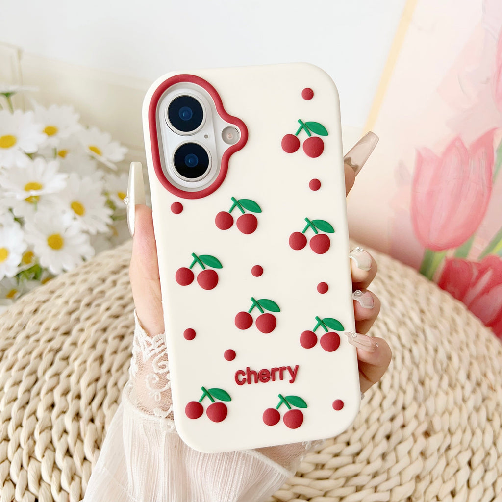 Cherry Bracket Soft - Phone Case For iPhone 18 Pro Max