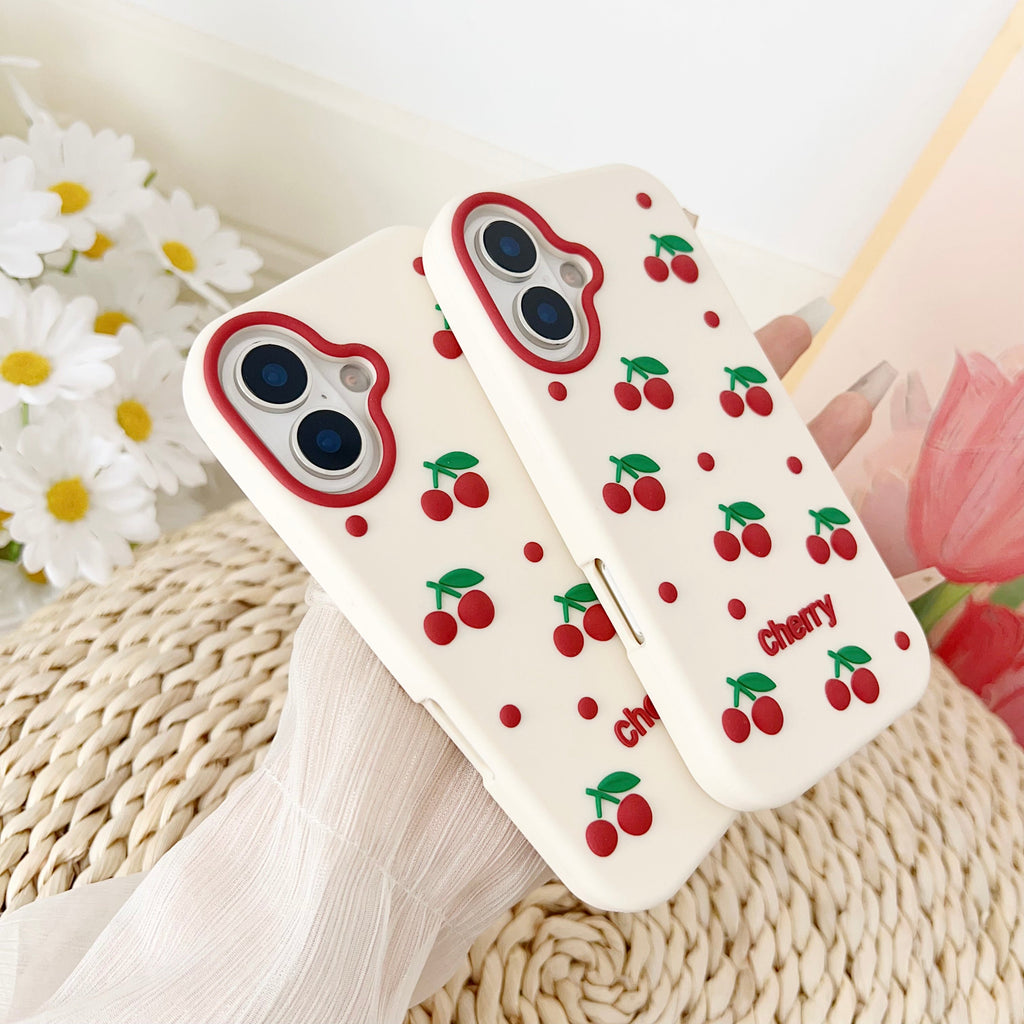 Cherry Bracket Soft - Phone Case For iPhone 18 Pro Max