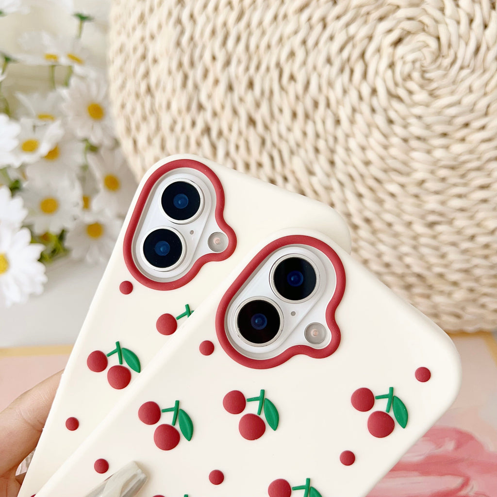 Cherry Bracket Soft - Phone Case For iPhone 18 Pro Max