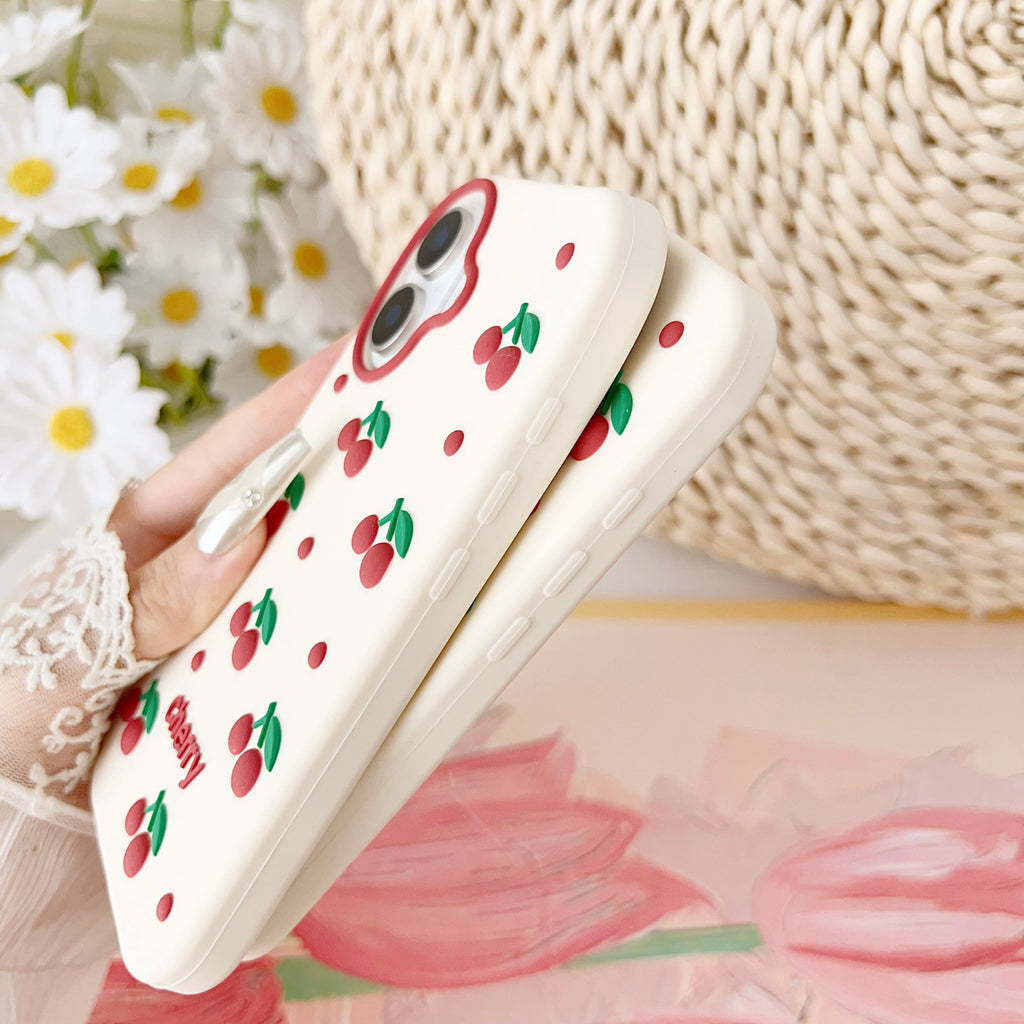 Cherry Bracket Soft - Phone Case For iPhone 18 Pro Max