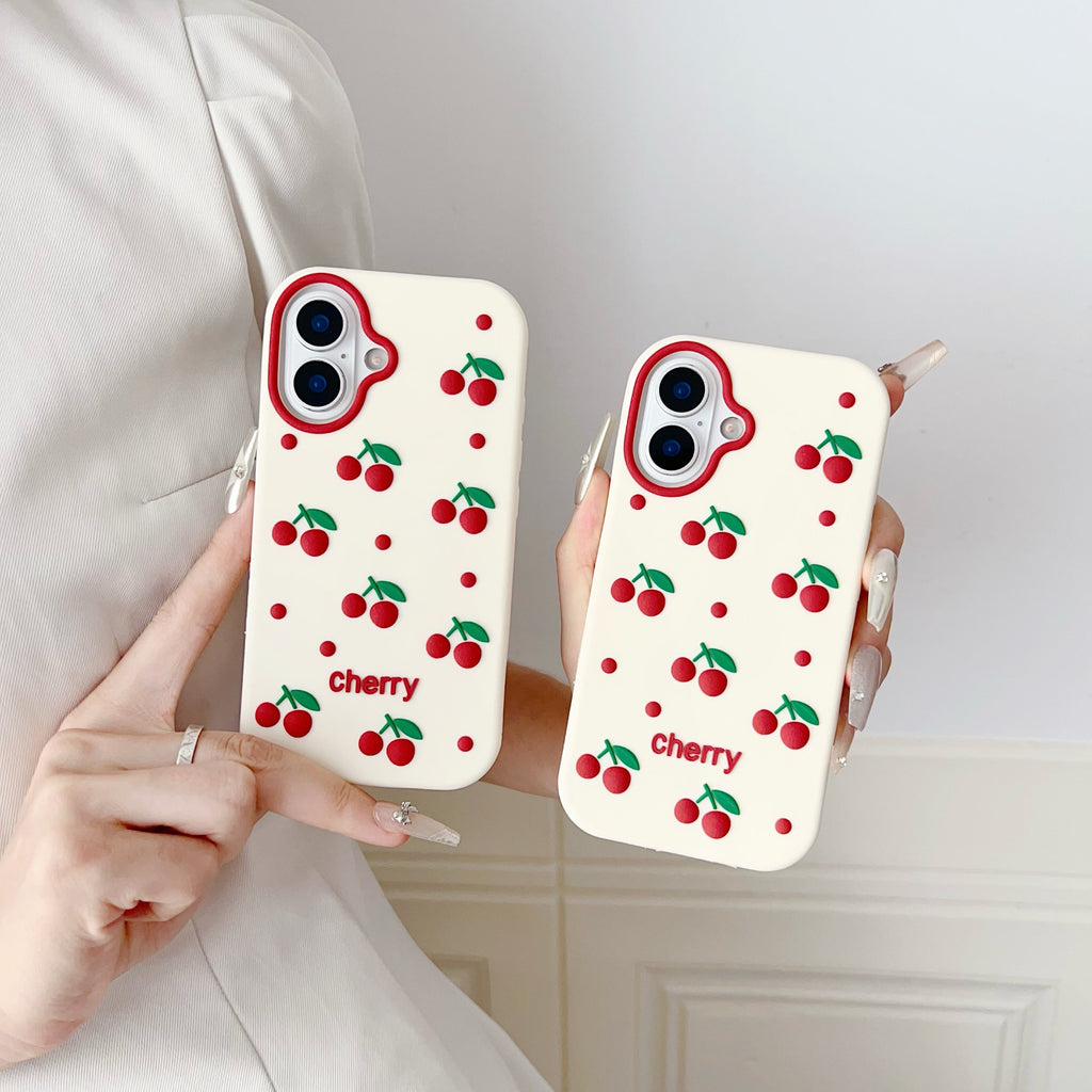 Cherry Bracket Soft - Phone Case For iPhone 18 Pro Max