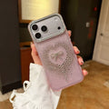 Stardust Heart Shimmer Case - Pink - Phone Case For iPhone 18 Pro