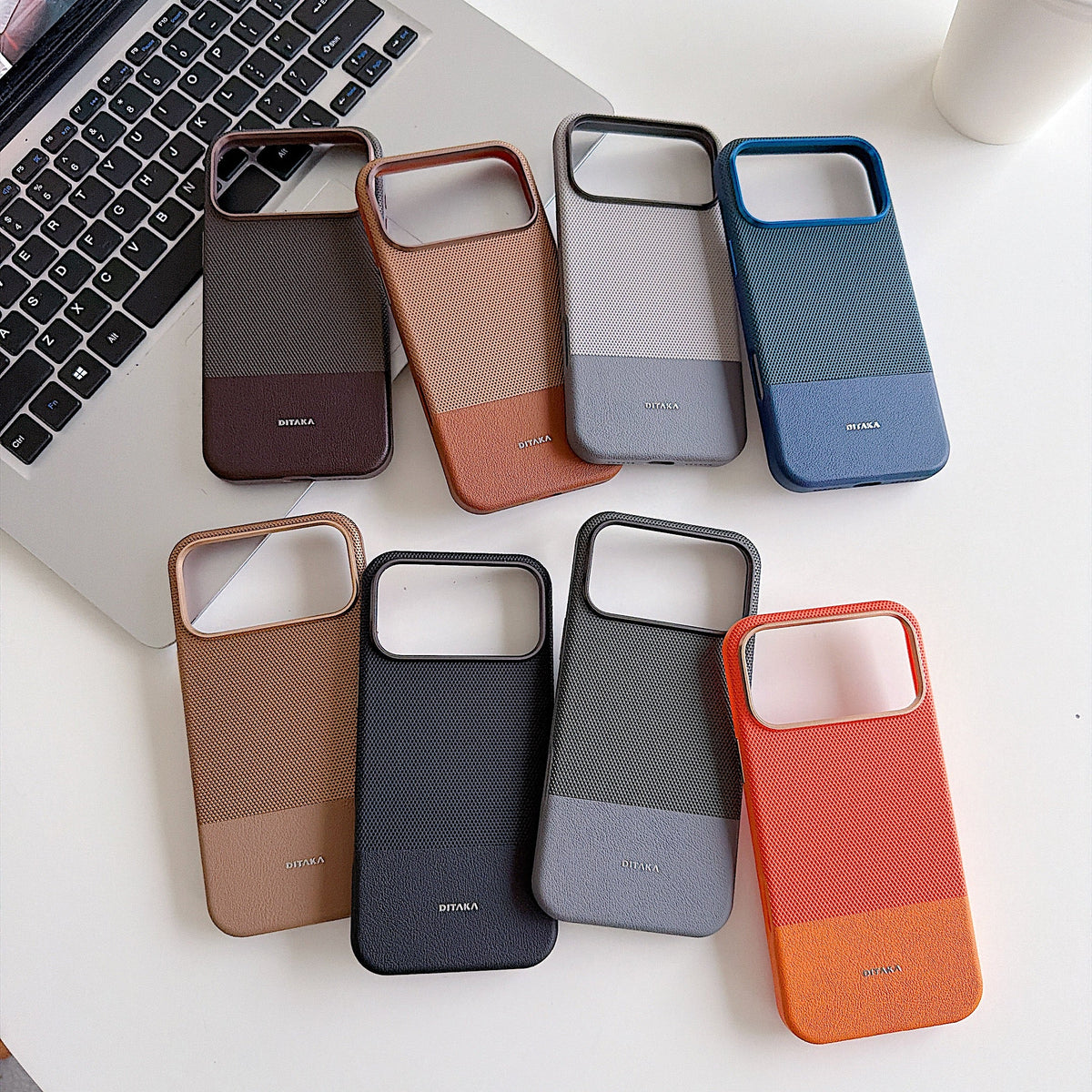 Brown Metro Weave Executive Case - Phone Case For iPhone 18 Pro