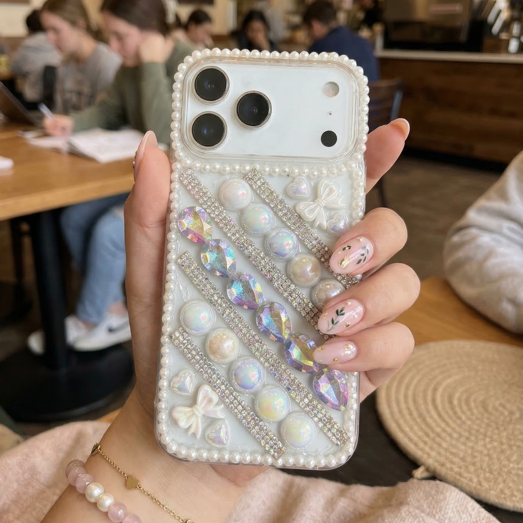 KoreanStyle Jinju Brilliance Luxe - Phone Case For iPhone 18 Pro