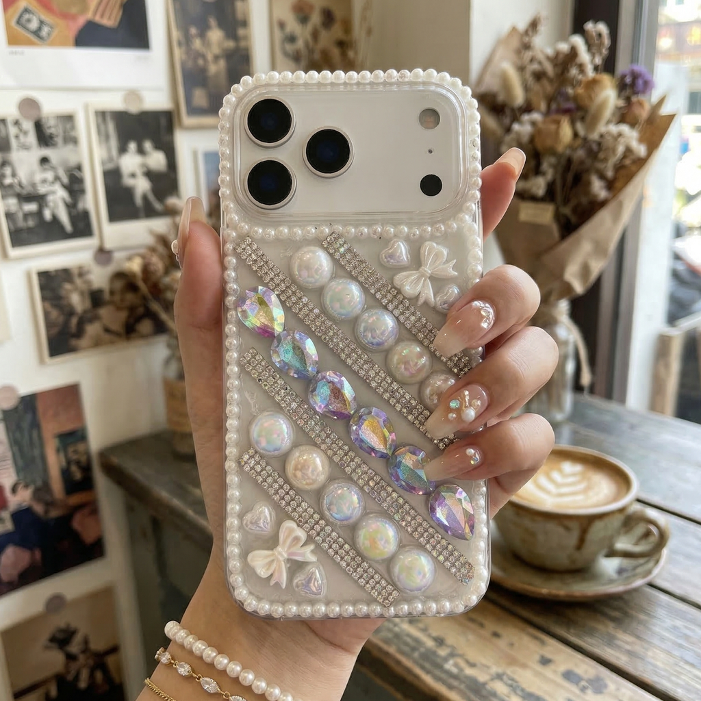 KoreanStyle Jinju Brilliance Luxe - Phone Case For iPhone 18 Pro