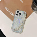 Love Your Life Flower Glitter With Chain - Phone Case For iPhone 18 Pro