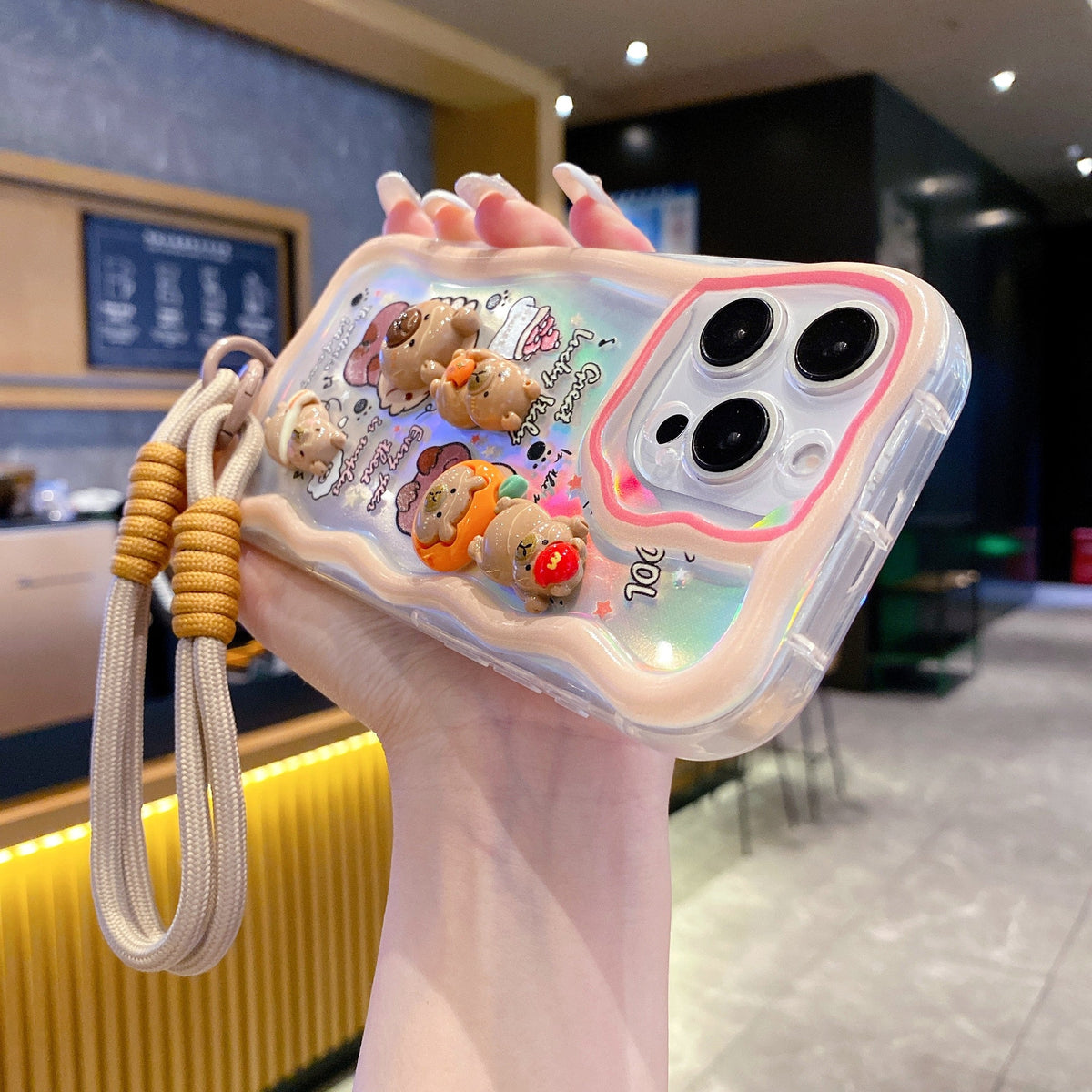 Lucky Toy Capybara Silicon Phone Cases