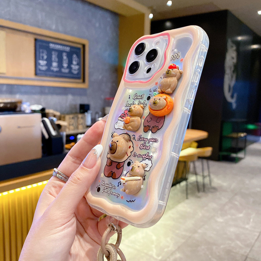 Lucky Toy Capybara Silicon Phone Cases