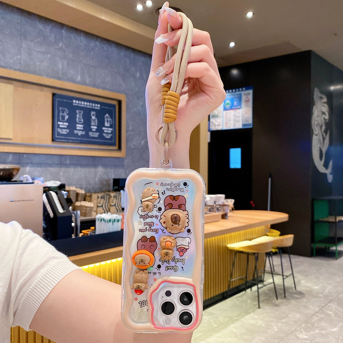 Lucky Toy Capybara Silicon Phone Cases