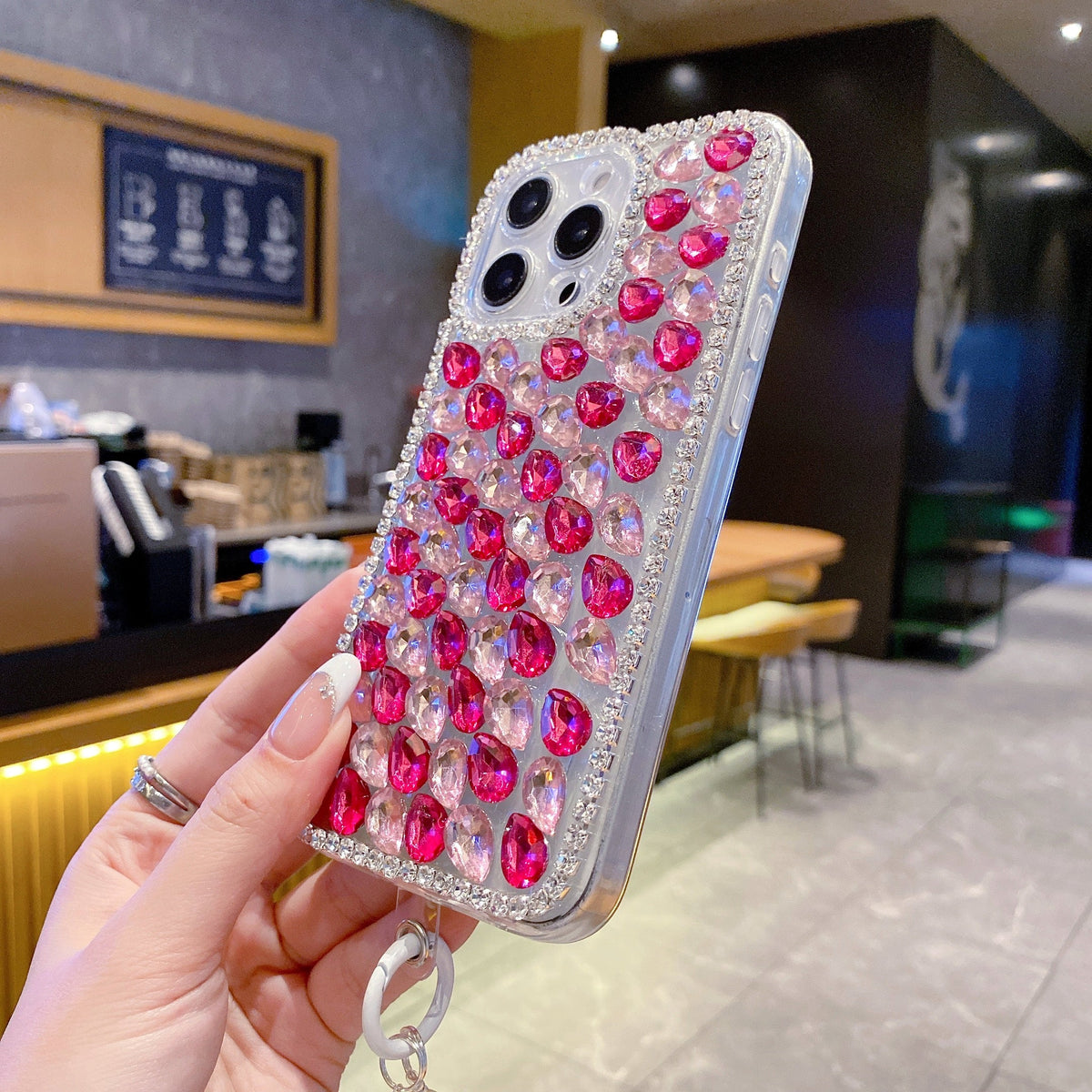 Pink Diamond With Pink Bracelet - Phone Case For iPhone 18 Pro