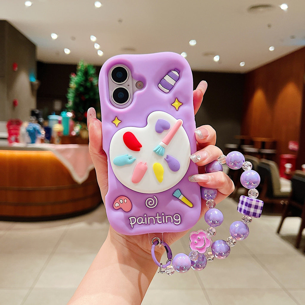 Purple Artist Palette 3D - Phone Case For iPhone 18 Pro Max