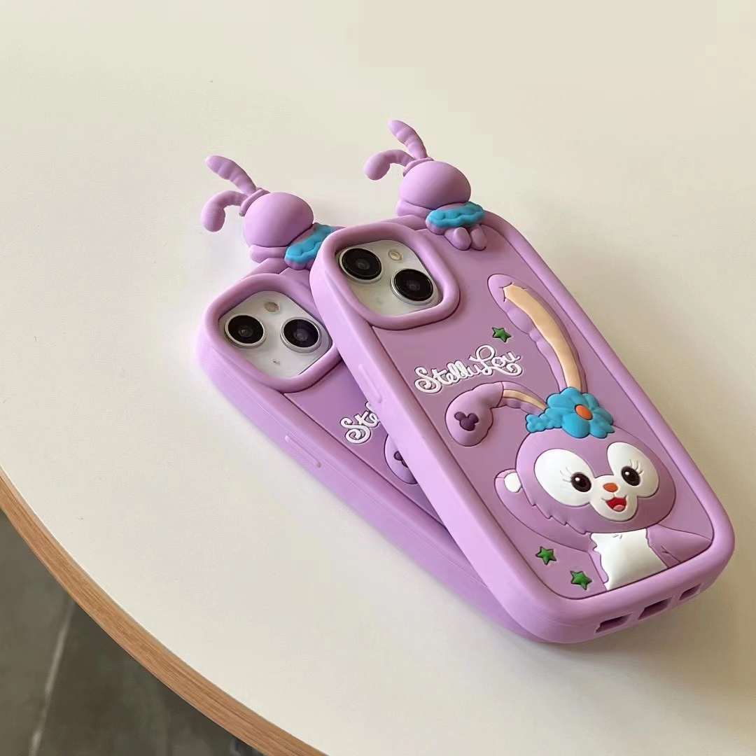 Purple Rabbit Silicon Phone Case