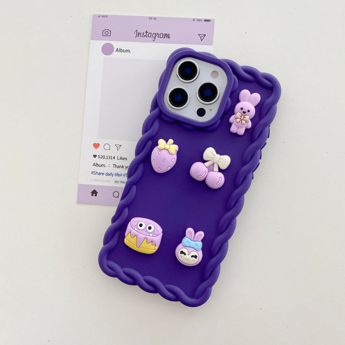 Purple Birthday Articals - Phone Case For iPhone 18 Pro