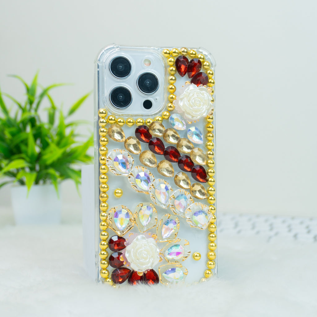 Red-Gold Diamond - Phone Case For iPhone 18 Pro Max