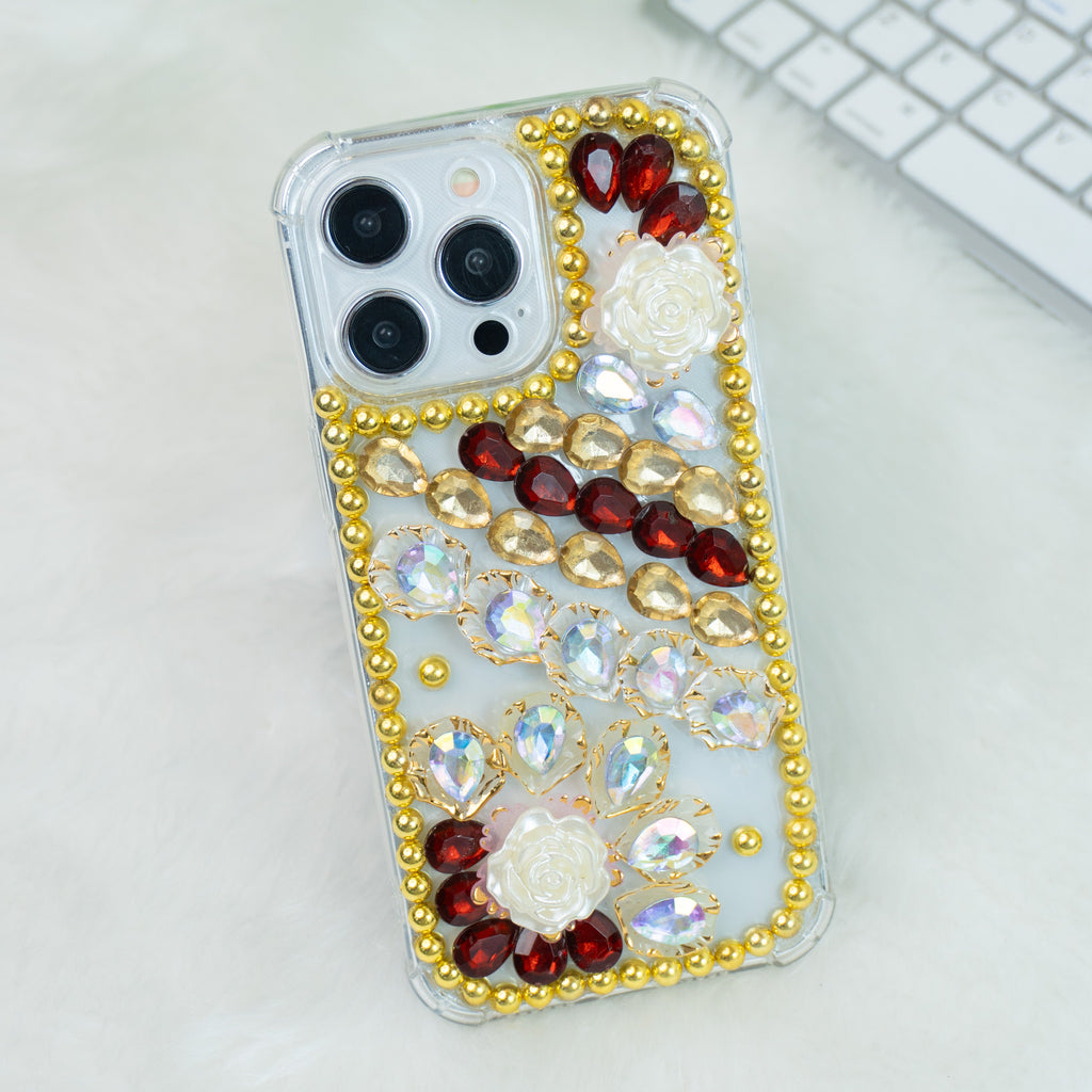 Red-Gold Diamond - Phone Case For iPhone 18 Pro