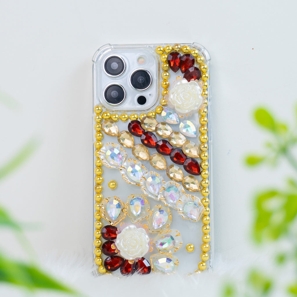 Red-Gold Diamond - Phone Case For iPhone 18 Pro