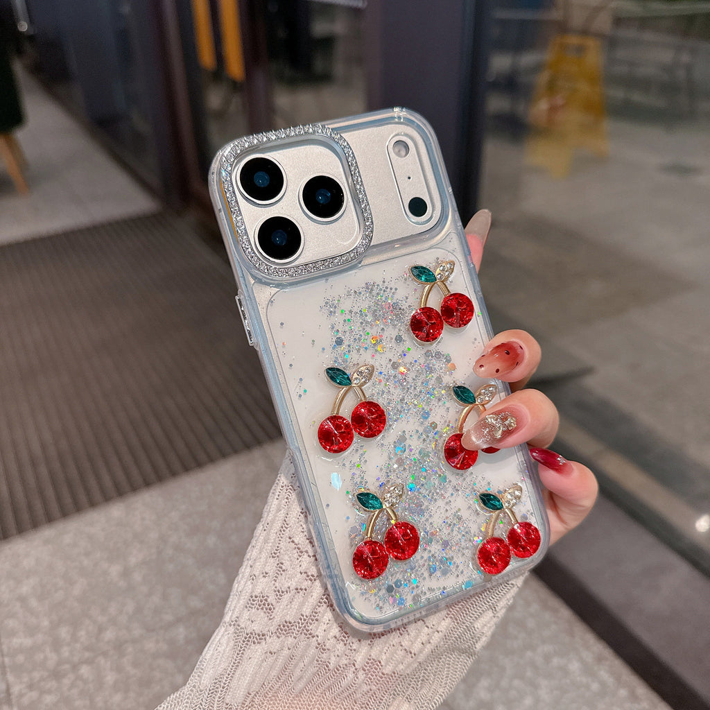 Red Cherry Crystal - Phone Case For iPhone 18 Pro Max